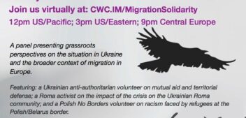 Διεθνής διαδικτυακή εκδήλωση : Confronting War & Racism: Migration & Solidarity in Eastern Europe